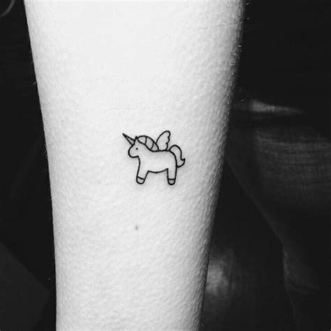 Cute Tiny Unicorn Tattoo Art Ideas - SheIdeas