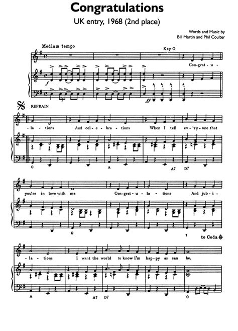 CONGRATULATIONS Piano Sheet music | Easy Sheet Music