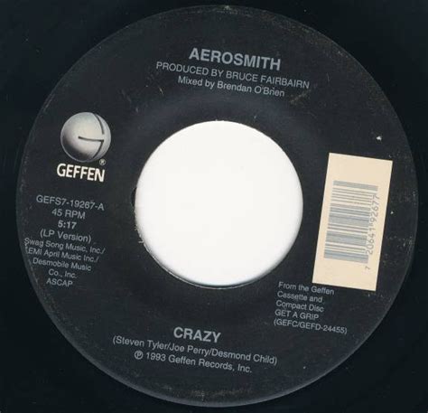 Aerosmith - Crazy (1993, Vinyl) | Discogs