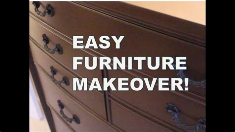 REFINISH FURNITURE WITHOUT SANDING | Rust-Oleum Cabinet Transformations Kit - YouTube