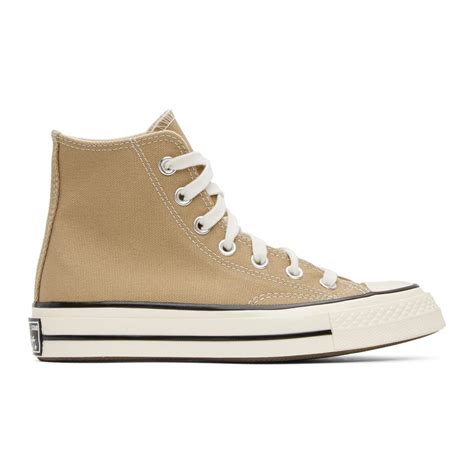 Converse Tan Chuck 70 High Sneakers | Lyst