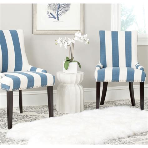 Blue And White Striped Dining Chairs - Houses & Apartments For Rent