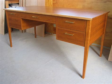 Hand Made Cherry , Mid Century Modern , Shaker Office/ Writing Desk by ...