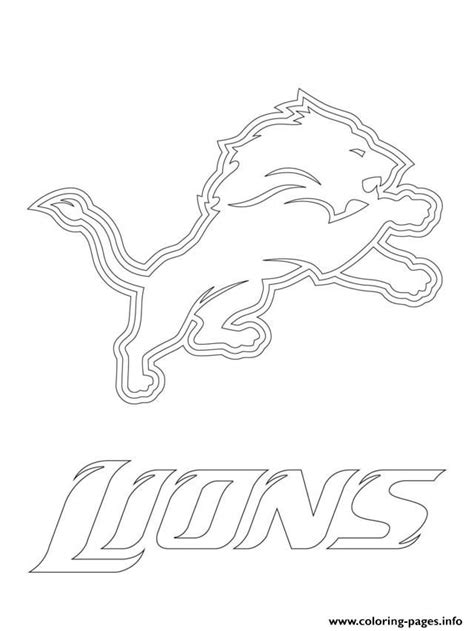 Sports coloring pages, Lion coloring pages, Detroit lions logo