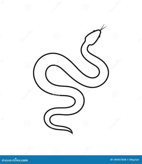 Snake Outline Stock Illustrations – 10,752 Snake Outline Stock ...