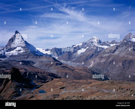 SWITZERLAND Valais Matterhorn Stock Photo - Alamy