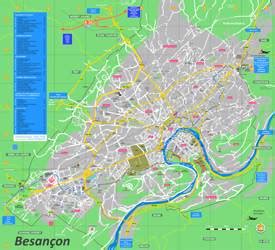 Besançon Maps | France | Maps of Besançon