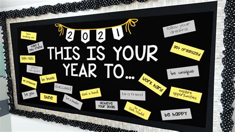 7 fun new year s bulletin board ideas for teachers – Artofit