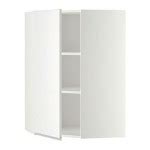 METHOD Corner wall cabinet with shelves - 68x60 cm Ringult glossy cream, white (s69907537 ...