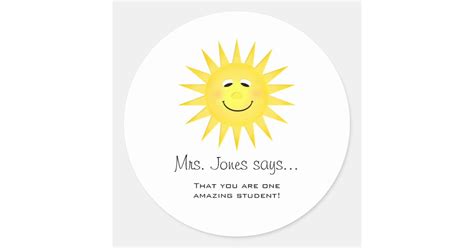 Personalized Teacher Stickers | Zazzle