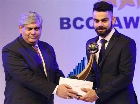 Virat Kohli Crowned Indian Cricketer of the Year At BCCI Awards ...