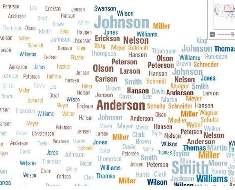 Maps of Surnames - Sociological Images