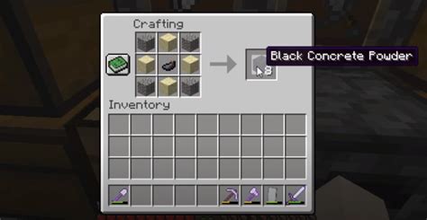 How To Make Black Concrete: Minecraft Recipe