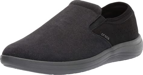 Amazon.com | Crocs Men's Reviva Canvas Slip On Shoe | Comfortable Men's Loafers | Loafers & Slip-Ons