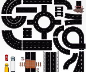 Creative Road design elements vector 03 free download