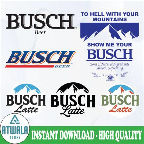 Busch Latte SVG, Busch latte svg,png, Busch latte beer, busc | Inspire Uplift