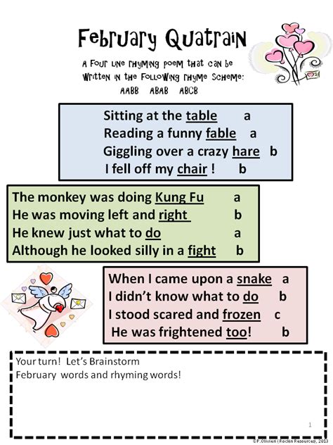 How To Write A Lyric Poem Rhyme Scheme