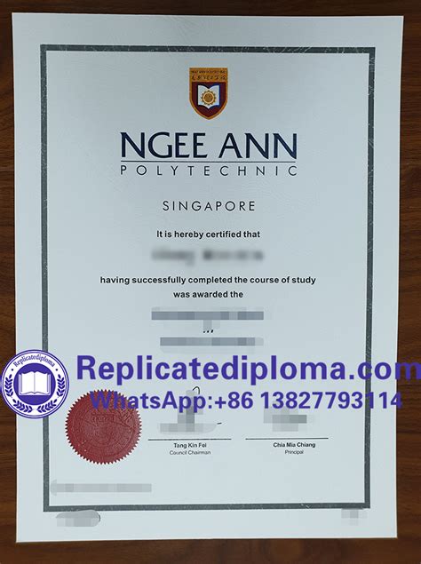 The most reliable way to buy fake Ngee Ann Polytechnic diploma online ...