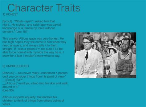 Atticus Finch Character Analysis- Ashley Miznazi period 6 - Screen 3 on ...