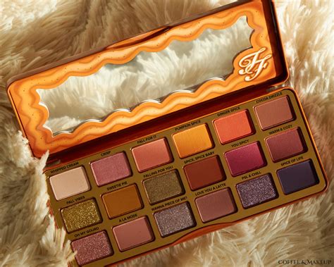 Too Faced Pumpkin Spice Palette Review - Coffee & Makeup