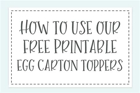 Printable Egg Carton Labels | TUTORE.ORG - Master of Documents