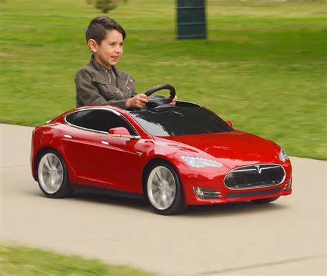 Mini Tesla Model S Kid's Toy Car