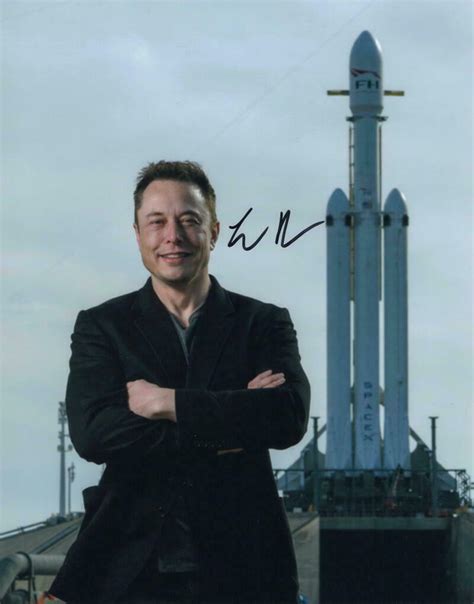 ELON MUSK SIGNED AUTOGRAPH 11X14 PHOTO - SPACEX BILLIONAIRE FOUNDER ...