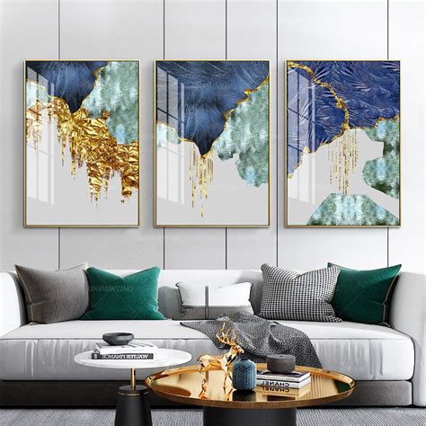 30+ Navy Blue And Gold Wall Decor – ZYHOMY