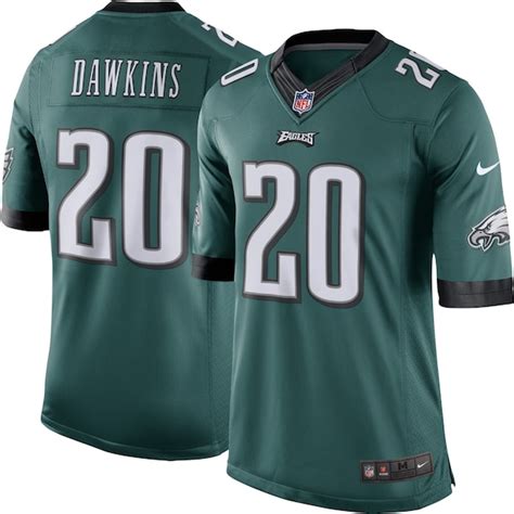 Nike Brian Dawkins Philadelphia Eagles Green Retired Player Limited Jersey