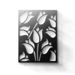 CNC Lily flower wall art design – Makerbhawan