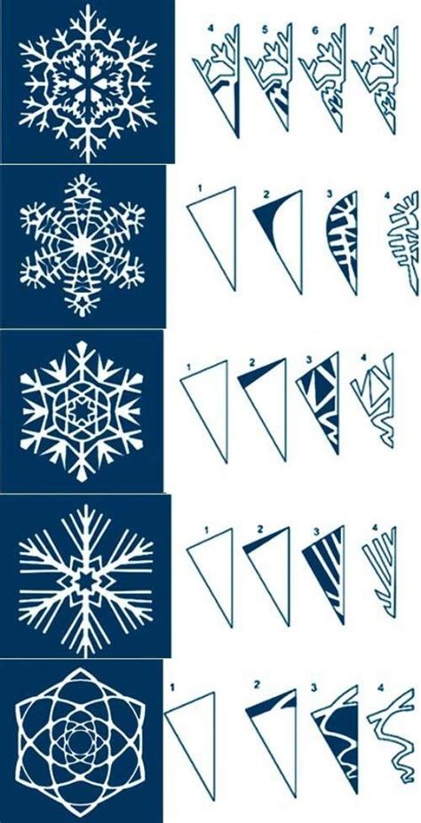 How to Make Easy Paper Snowflakes - Step by Step Tutorials - Kids Art & Craft