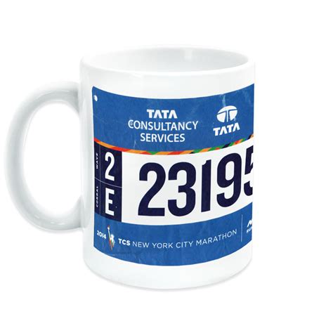 Running Coffee Mug - Your Race Bib On A Coffee Mug | Gone For a Run