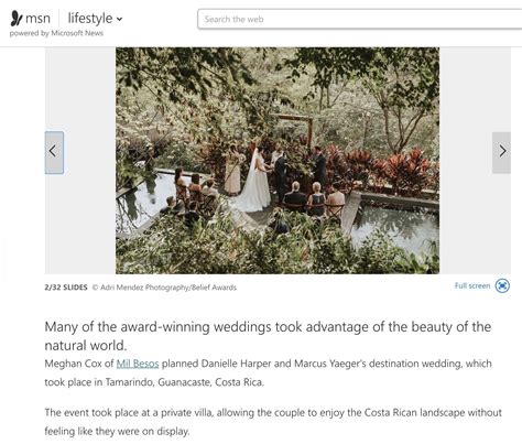 Destination Weddings Featured on MSN Lifestyle • Mil Besos