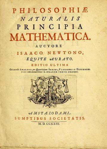 Newton's "Philosophie Mathematica" | Principia mathematica, Isaac newton, History of science