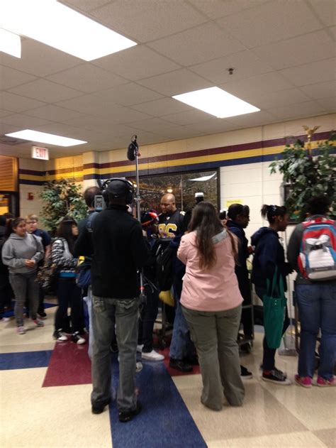 Deuce McAllister visits Marietta Middle School | Marietta, Street view ...