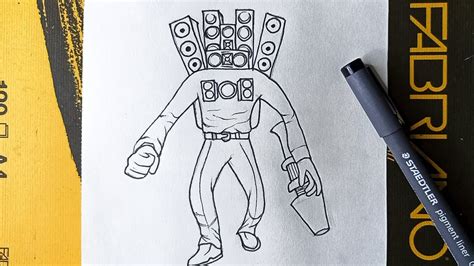 COMO DIBUJAR A TITAN SPEAKERMAN De SKIBIDI TOILET COMO DESENHAR TITAN 0 ...