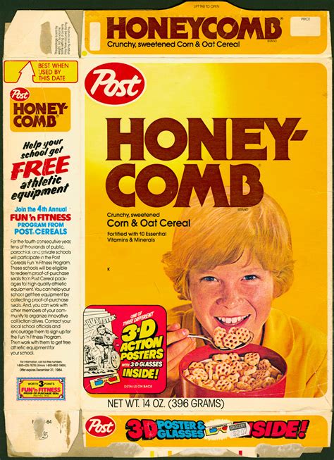 1984 – Honeycomb Cereal Box front – Jack Kirby Museum & Research Center