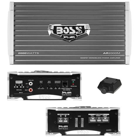 Boss Armor Monoblock Amplifier 2000W Max