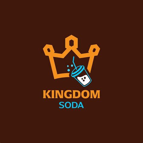 Premium Vector | King soda logo