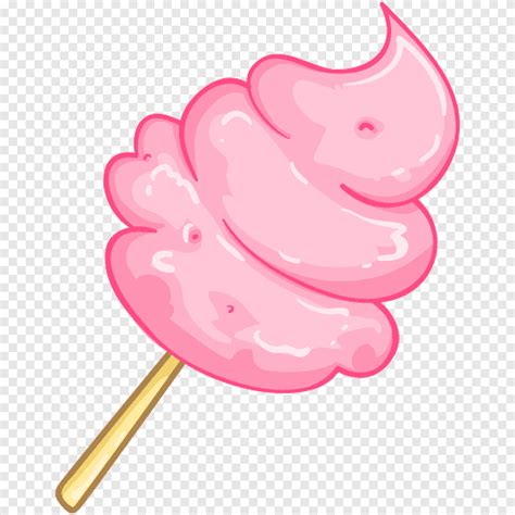 Pink cotton candy illustration, Candy Floss, food, candies png | PNGEgg