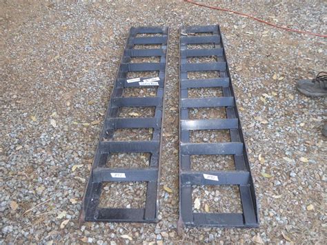 Lot # 82 - Pair ¼" Steel Loading Ramps - NorCal Online Estate Auctions