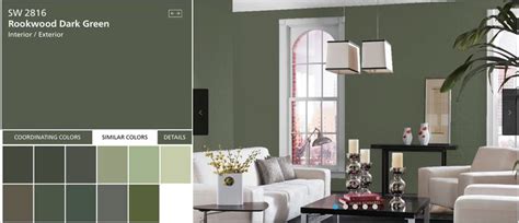 SW Rookwood Dark Green | Paint colors, White paint colors, House colors