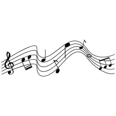 Music Notes Clip Art Black And White