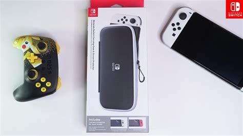 Unboxing Nintendo Switch OLED Carrying Case & Screen Protector - YouTube