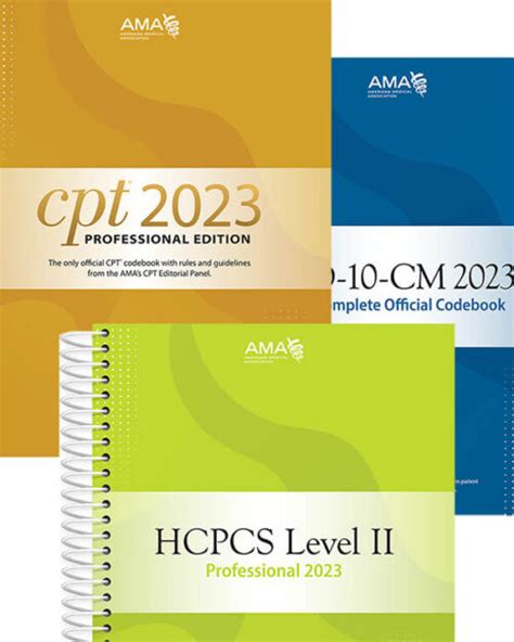 2023 CPT, HCPCS, and ICD-10 Code Books | MedicalCodingBooks.com