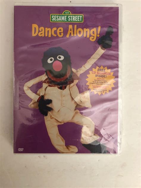 Sesame Street - Dance Along (DVD, 2003, 2-Disc Set, With Free CD) FAST ...