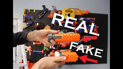 CAN YOU TELL THE DIFFERENCE BETWEEN THESE REAL AND FAKE NERF GUN ...