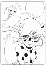 Ladybug para colorear Imprime Miraculous Gratis Colección única sketch template