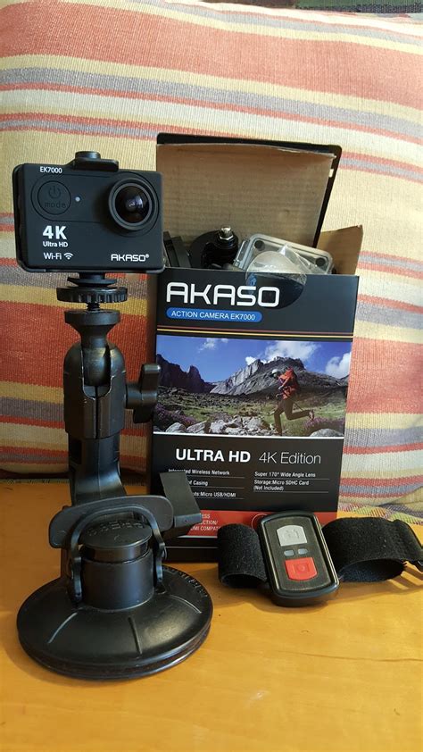 Sojourner's Moto Tales: Akaso Action Camera EK7000 (helmet mount)