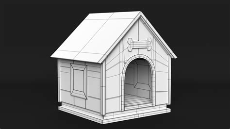 3D dog house - TurboSquid 1683711